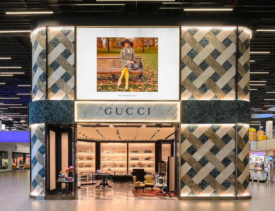 Tienda Gucci, Paises Bajos e Italia